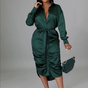 Green MIDI Dress